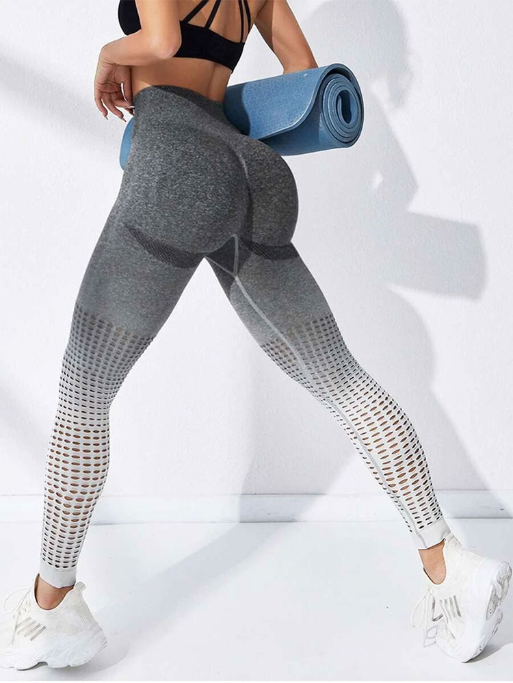 Leggings da yoga in rete alla moda