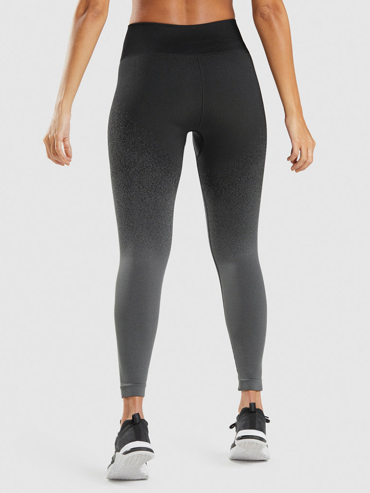 Leggings sportivi in ​​tessuto jacquard